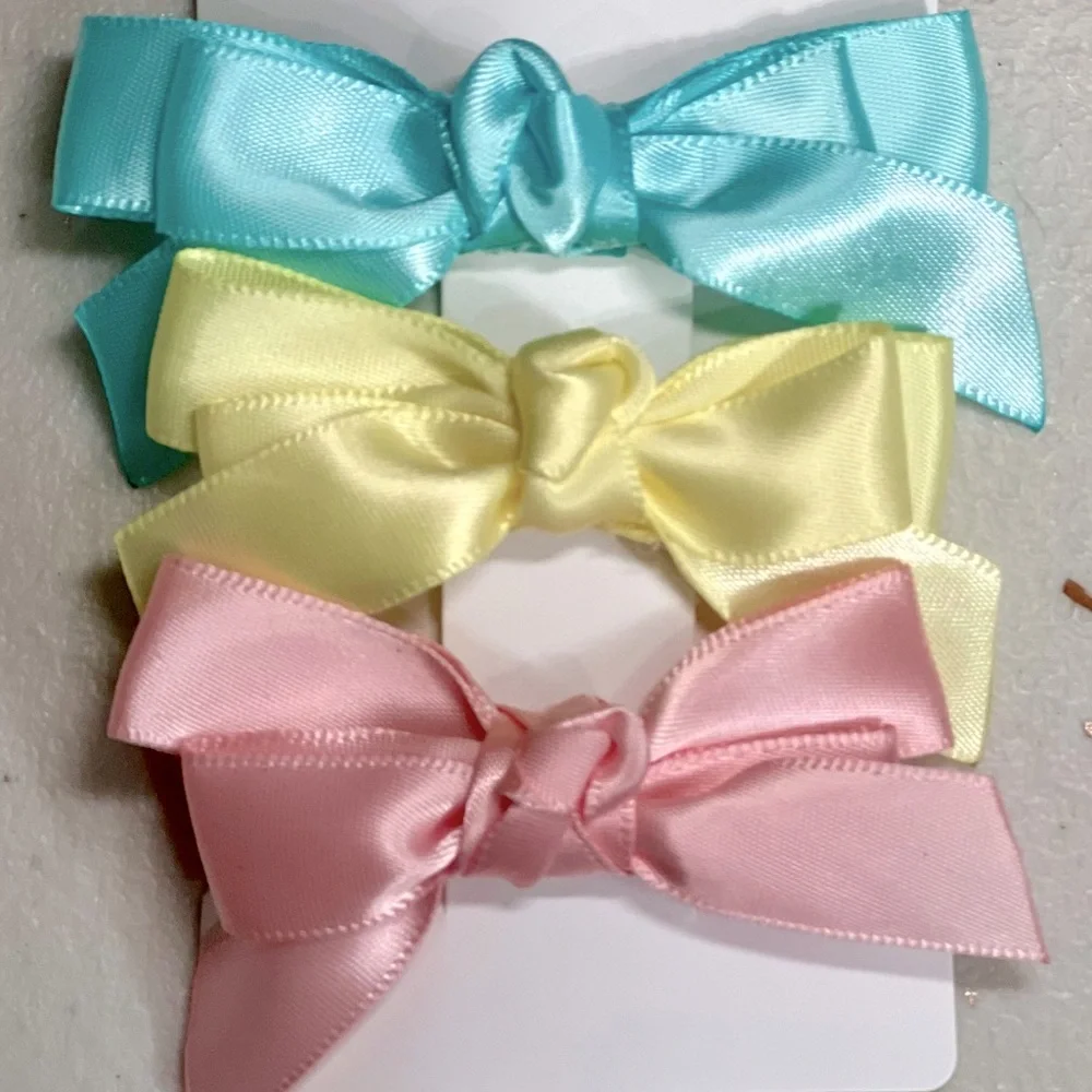 Hairbows Clips Set Hand Made NWT